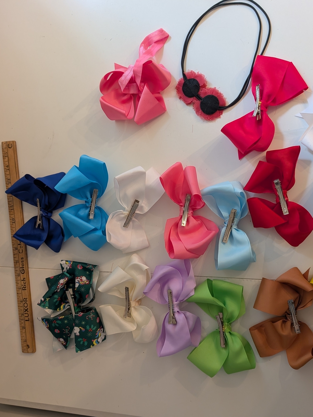 Assorted Kids Hair Bows - Multi Color Pack - Picture 3 of 4